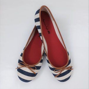 American Eagle Striped Ballet Flats